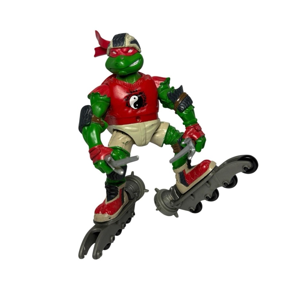 2003 Raphael Extreme Sports Skatin' TMNT With Rollarblades Used